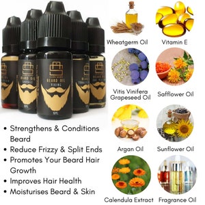 Royal Oud Beard Oil Inspired Grooming Formula for Growth & Conditioning, Fresh And Healthy Soft Beard 10ml image 3