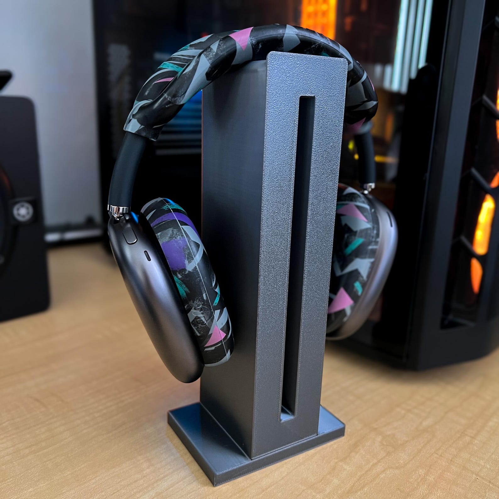 3D Printed Headphone Stand: Desk Organizer, Gaming Headset Holder - Etsy
