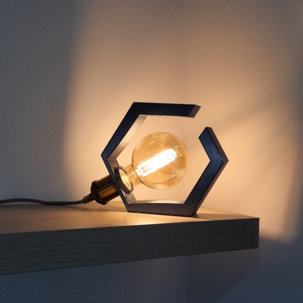 Modern Table lamp,lamp plug in pendant light,edison bulb desk lamp,3D printed lamp for living room,industrial lamp,ambient lighting