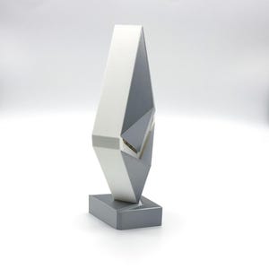 Modern Desk Lamp with RGB LED Lights, Unique Ethereum 3d Printed Lamp for Office Decor image 10