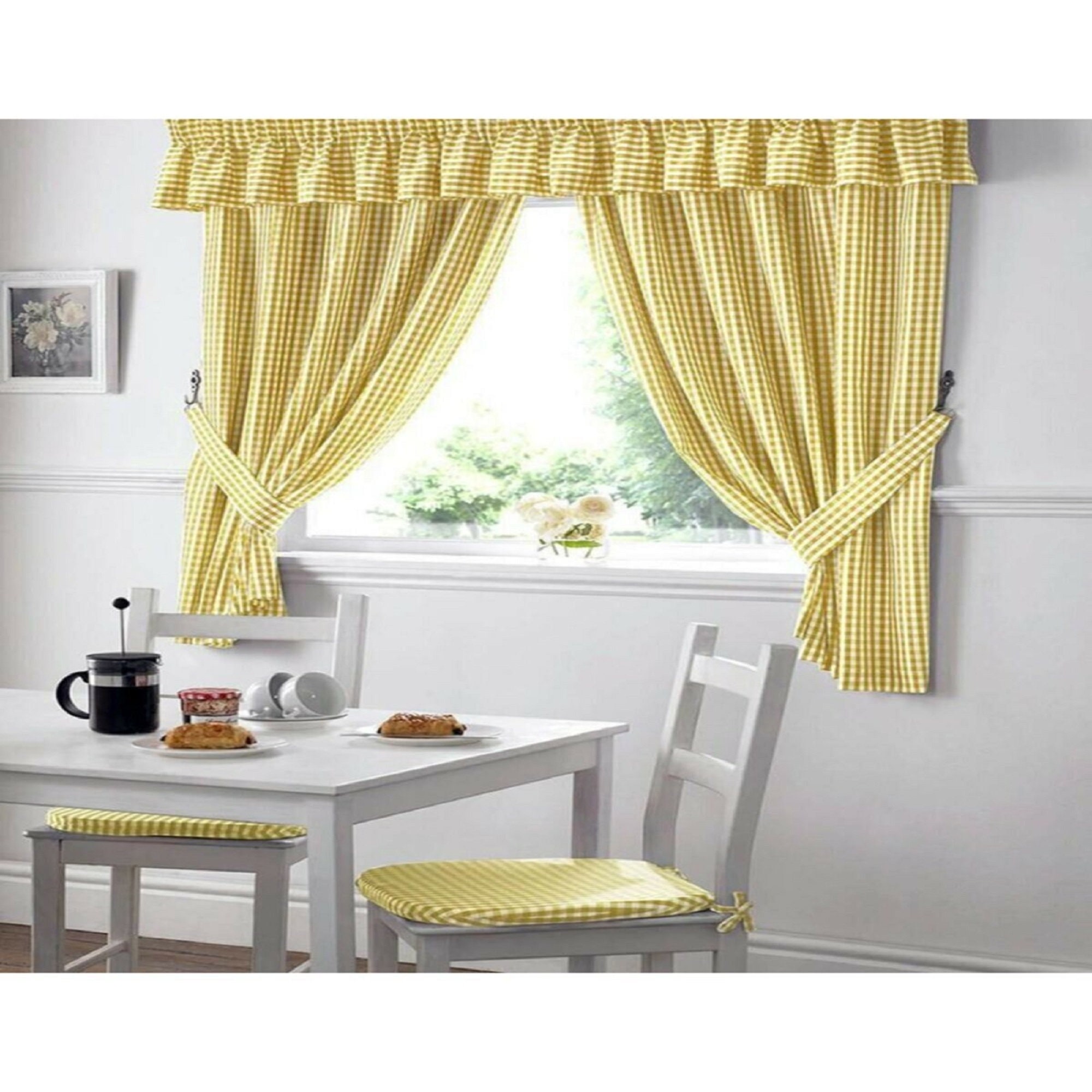 Karierte Vorhänge für die Küche es wird die Atmosphäre Ihrer | Etsy