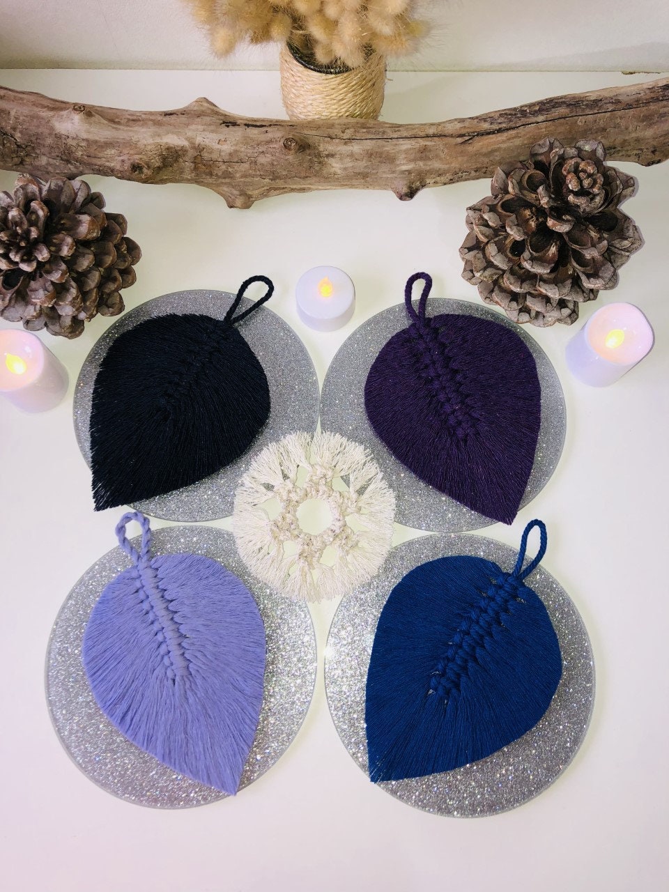 Plumes Macramé Fait Main