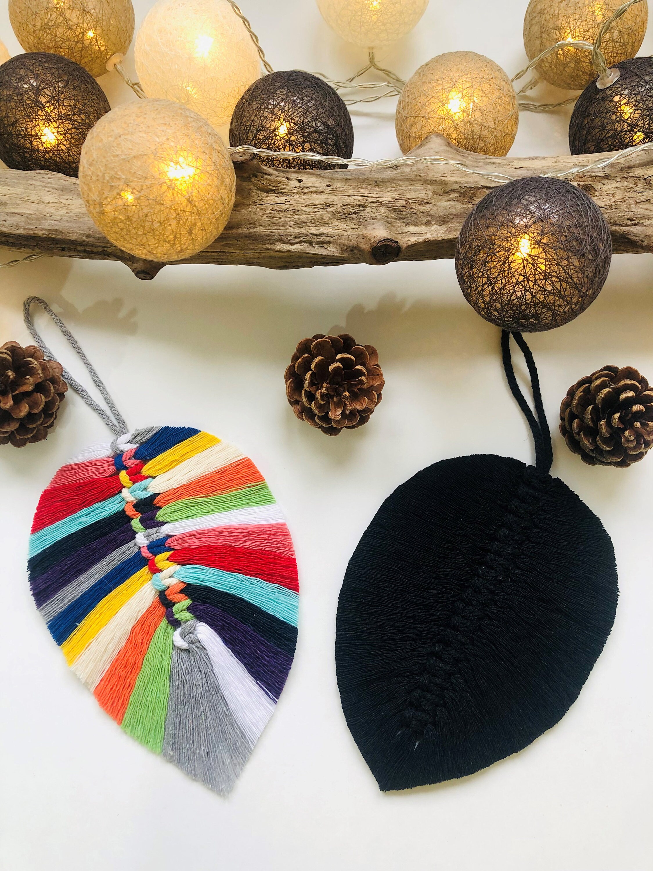 Plumes Macramé Fait Main