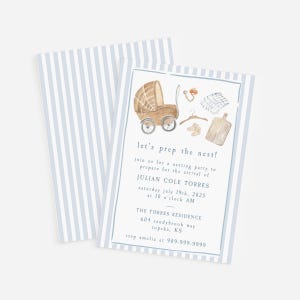 Inbjudan till bofest, förbered boet, redigerbar mall