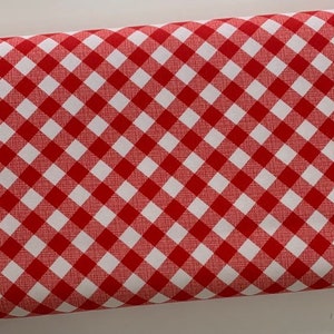 1/2 yard Gingham Red | Lori Holt's My Happy Place Home Décor (home decorator weight)