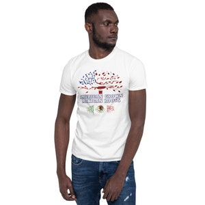 MEXICAN-AMERICAN ROOTS Short-Sleeve Unisex T-Shirt 画像 6