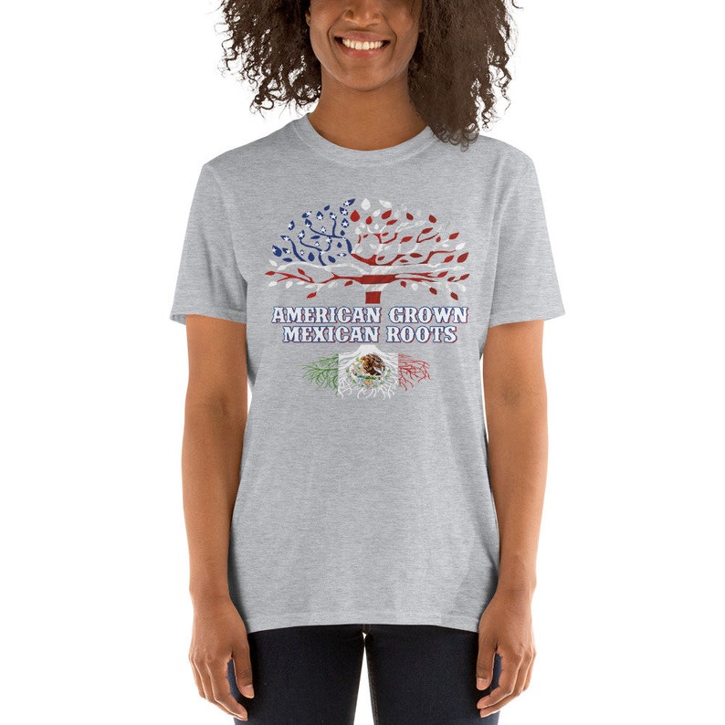 MEXICAN-AMERICAN ROOTS Short-Sleeve Unisex T-Shirt 画像 3