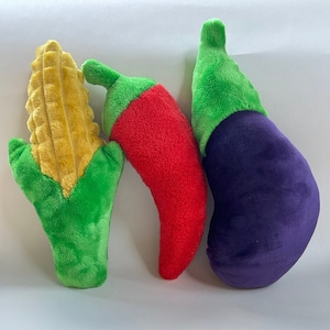 Corn , Eggplant , chilli pepper