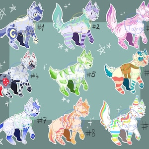 Digital fursona adobtable Fursuit adopt
