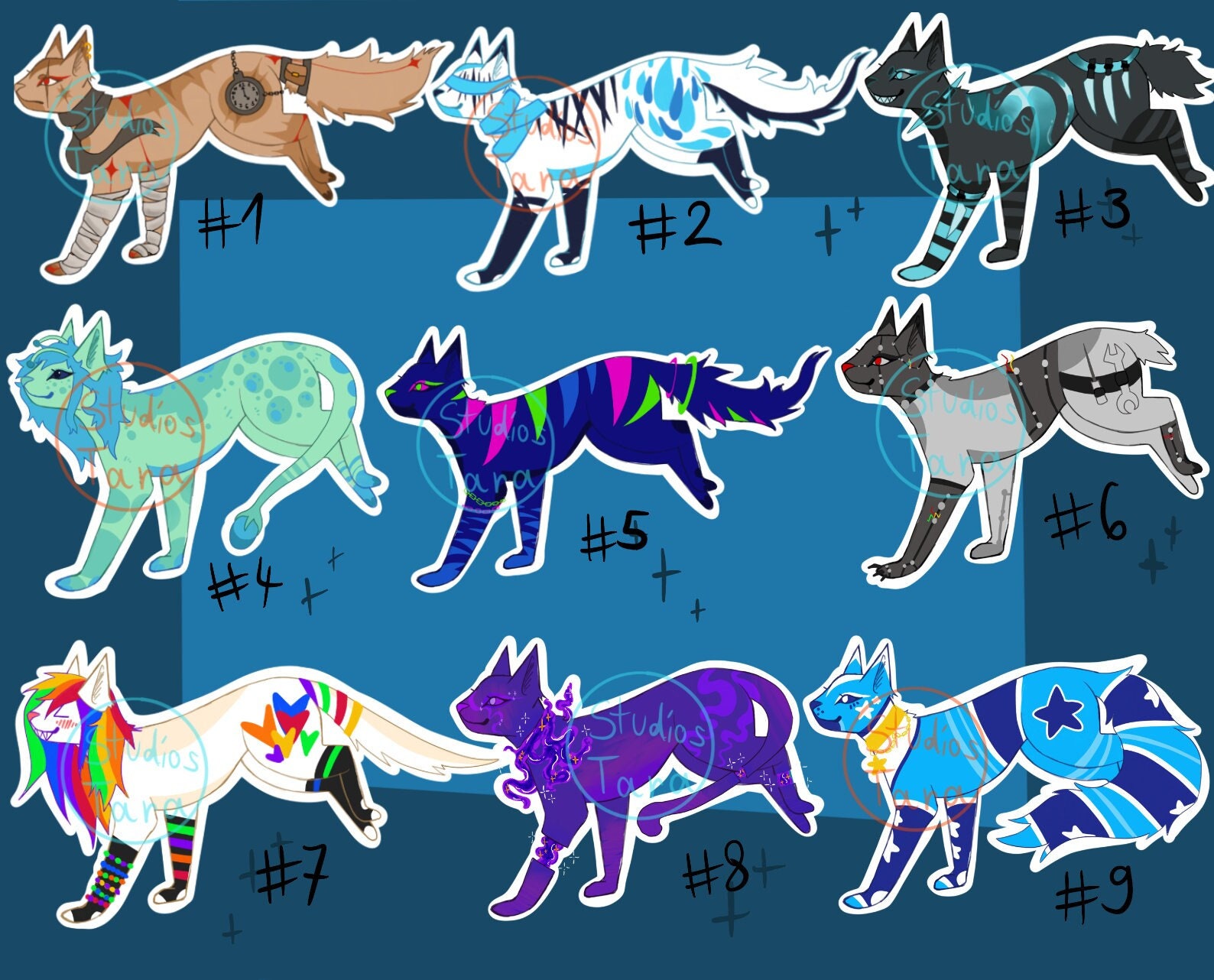 Digital Cat / Feline Fursona Adopt , Fursuit Adoptable
