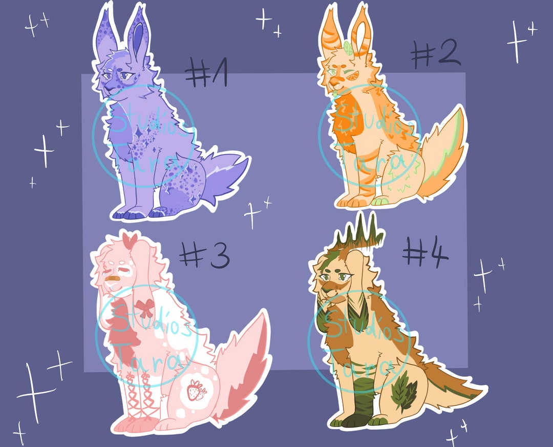 Digital Bunny Fursona Adopt , Fursuit Adoptable - Etsy