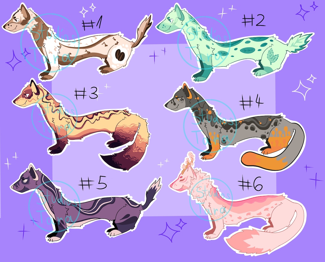 Ferret Fursona Adoptable , Fursuit Adopt - Etsy