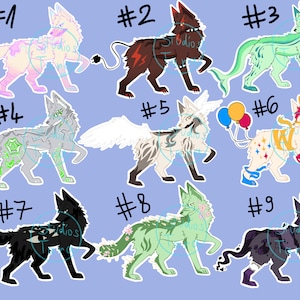 Fursona canina/lobo adopta, Fursuit adoptable