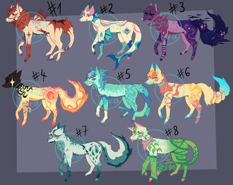 Fursona canina/zorro en adopción, traje de furry adoptable