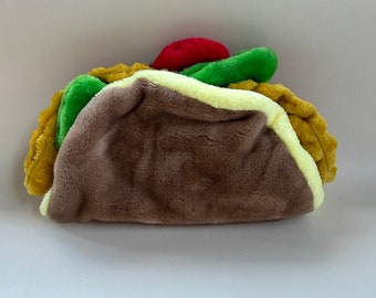 Taco Plush Props , Pet toy , Fursuit Prop