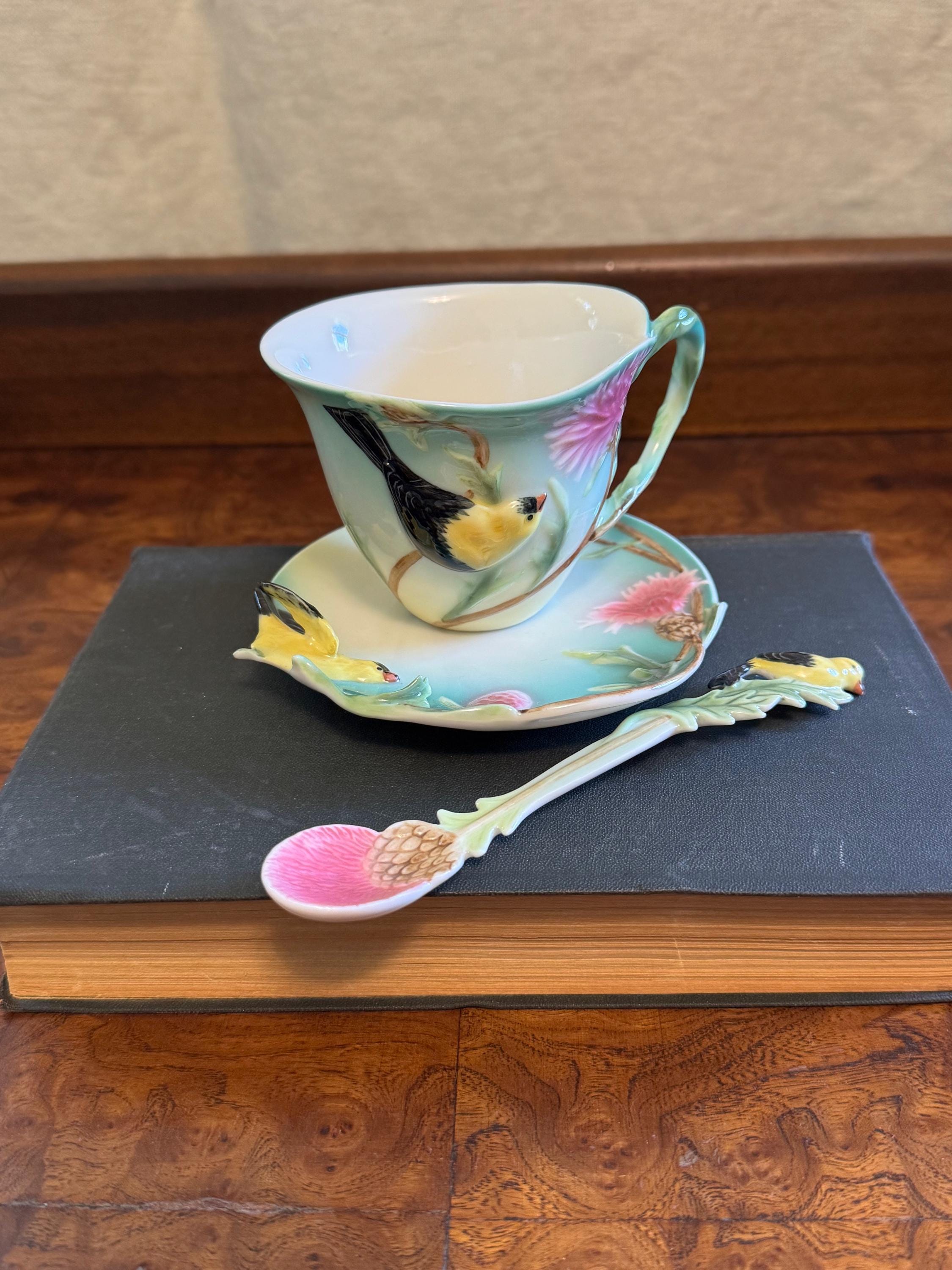 Cup and Saucer by Franz - Etsy