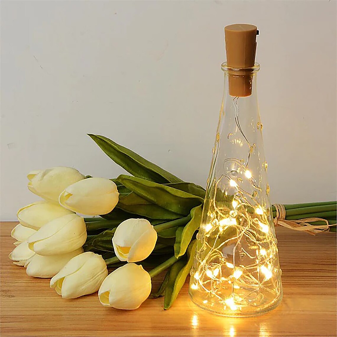 212 Wine Bottle Fairy Lights Wine Cork Lights Bottle Etsy UK