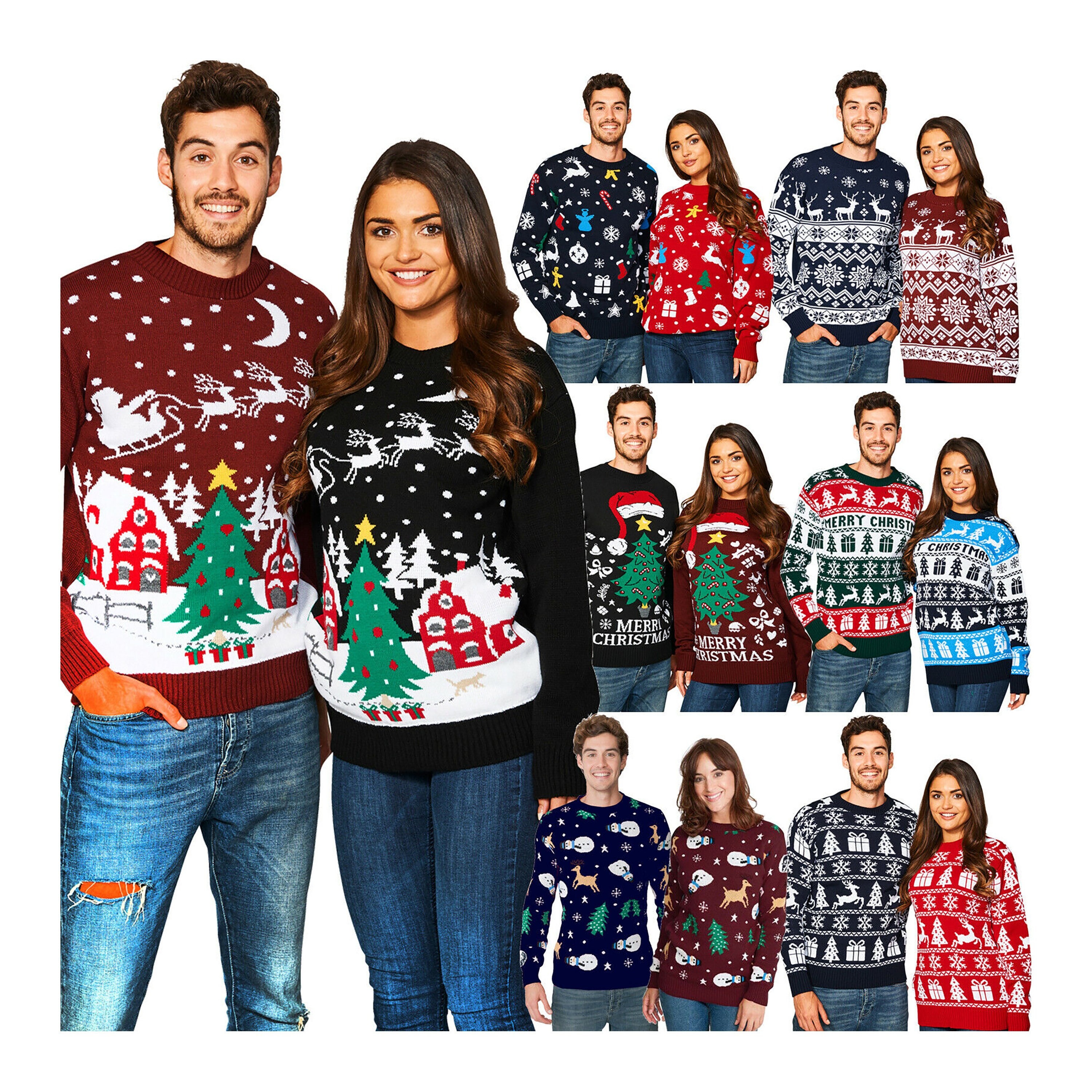 Couple Christmas Jumpers - Etsy
