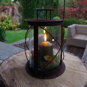 Edelrost Lantern &quot;Bellissimo&quot; - Garden Decoration - Candlelight - Rust