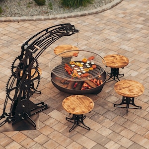 Fireplace and Grill - Industrial -
