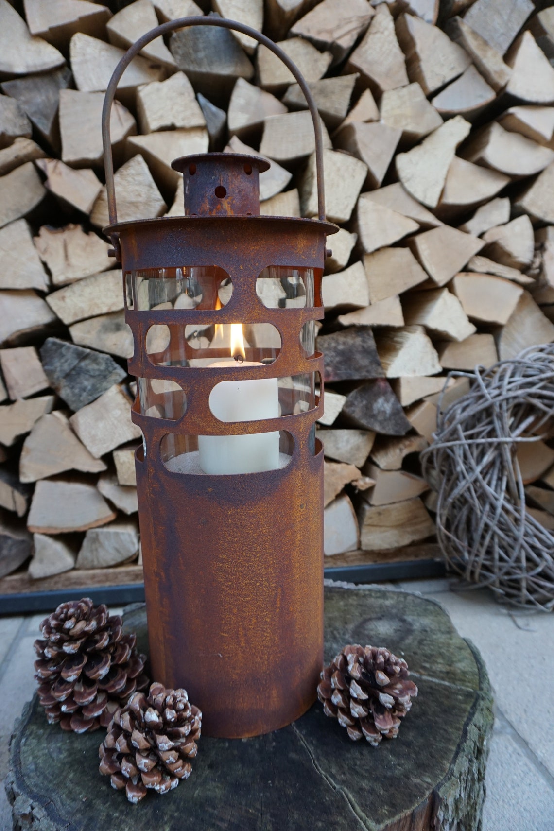 Laterne Rost Outdoor