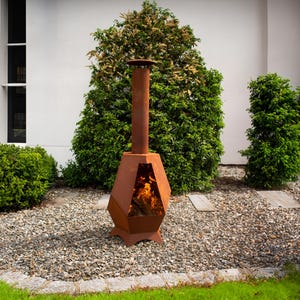 Fireplace Edelrost -Garden fireplace-