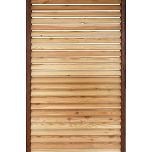 Sichtschutzwand -Berlin- mit Lärchenholz - Gartenzaun - Garten - Sichtschutz