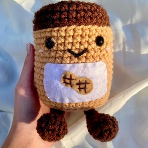 Peanut Butter Crochet Pattern, Amugurumi, plushie pattern