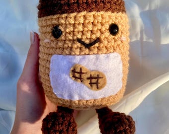 Peanut Butter Crochet Pattern, Amugurumi, plushie pattern