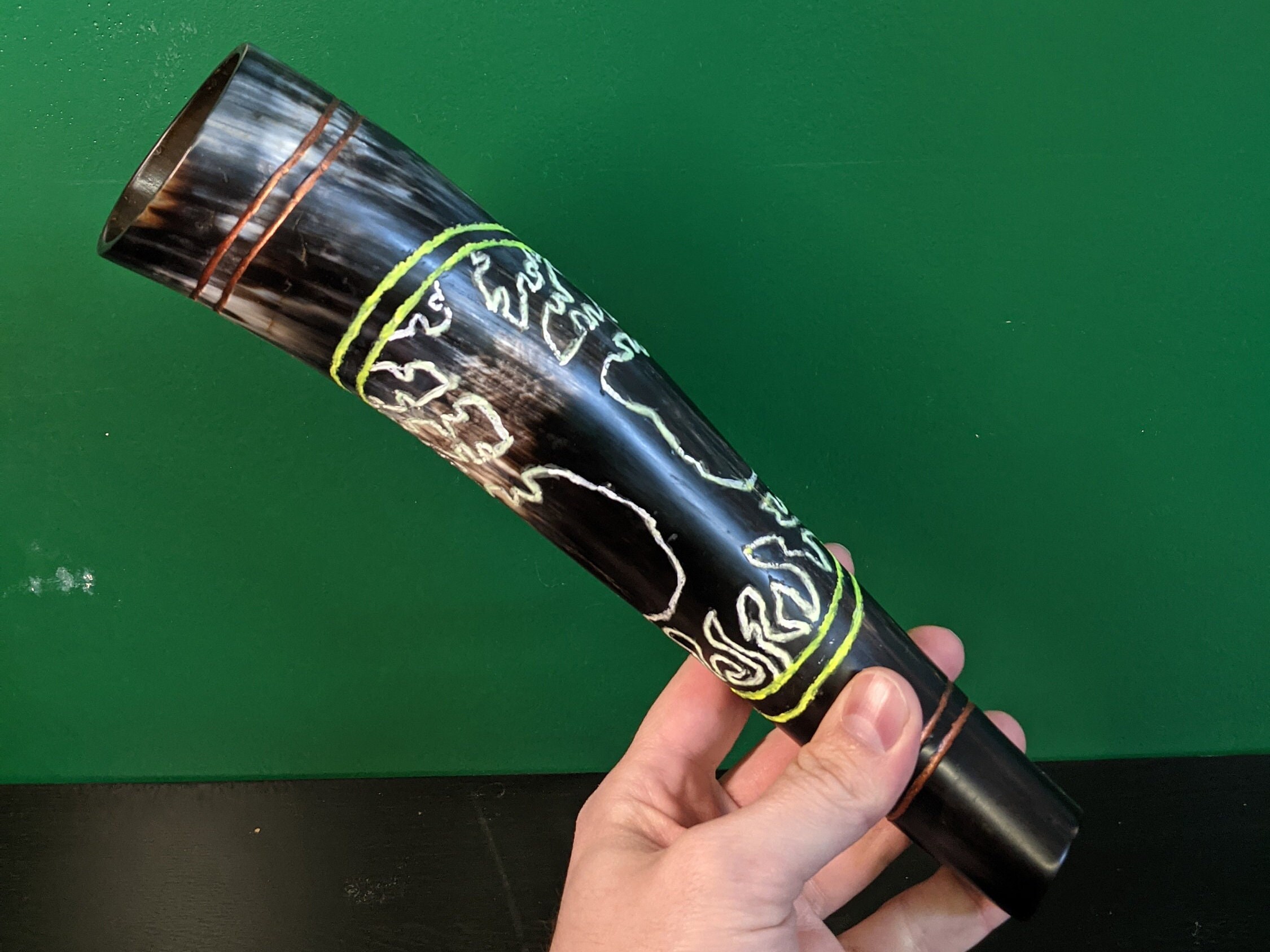 Glowing Signal Horn, Ring and Mjolnir Design agrohort.ipb.ac.id