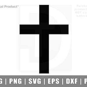 Cross SVG Files | Christian Cross Cut Files | Christian Vector Files | Svg, Png, Jpg, Pdf, Eps, Dxf Files