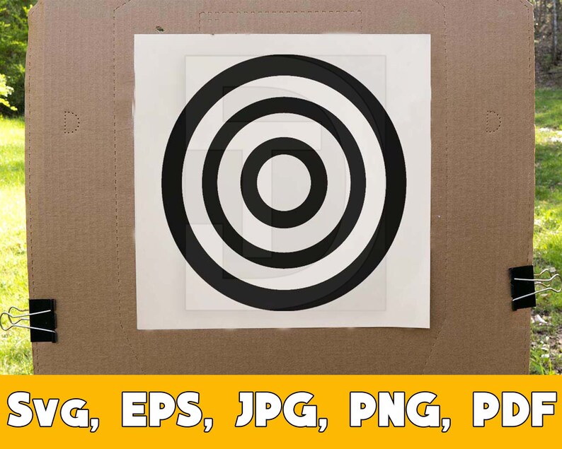 Target SVG Pack Cricut Targets Svg, Png, Jpg, Pdf, Eps Target Vectors 5