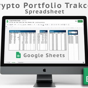 Kryptoportföljspårare | Kryptovalutakalkylblad | Google Sheets-kalkylblad