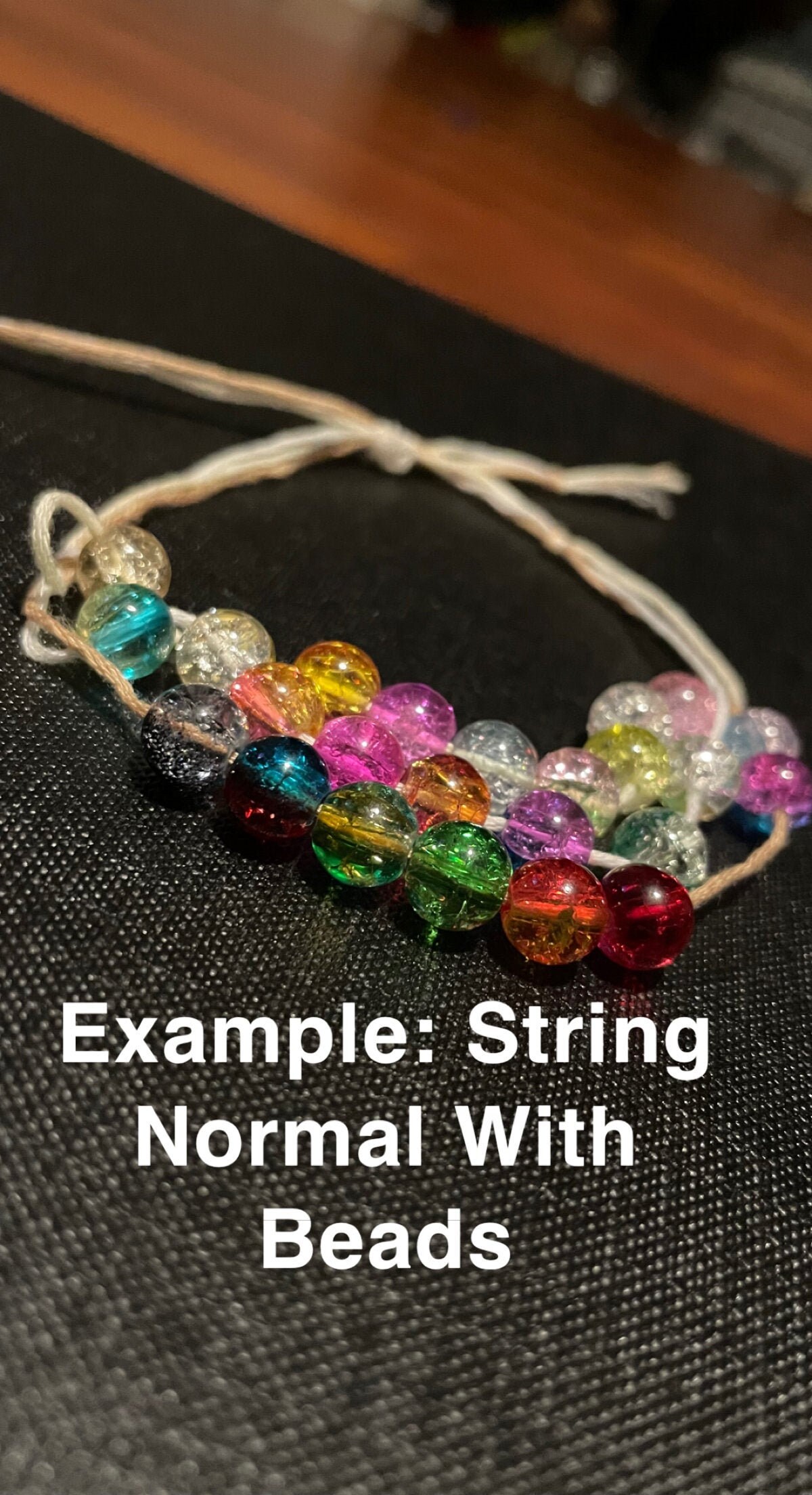 Normal Style String Bracelets with bead or charms | Etsy