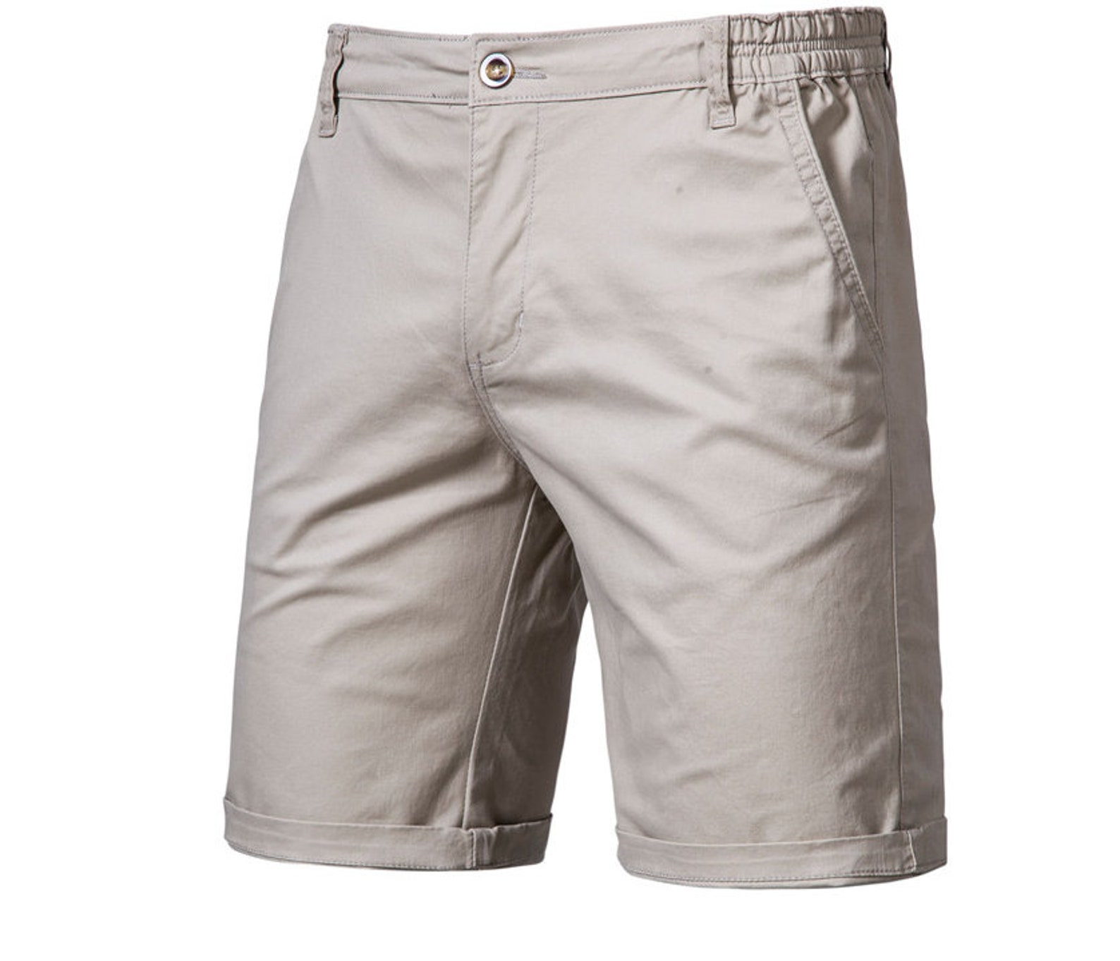 2021 Nouvel été 100 Coton Solid Shorts Hommes Haute Qualité Etsy