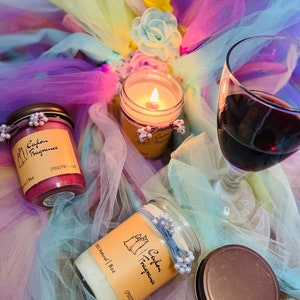 Organic soy candles