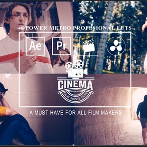 48 Metro Hollywood Movie LUTs Color Grading | Video and Photo | Mobile & Desktop | After Effects | Premiere Pro | Da Vinci | Final Cut Pro