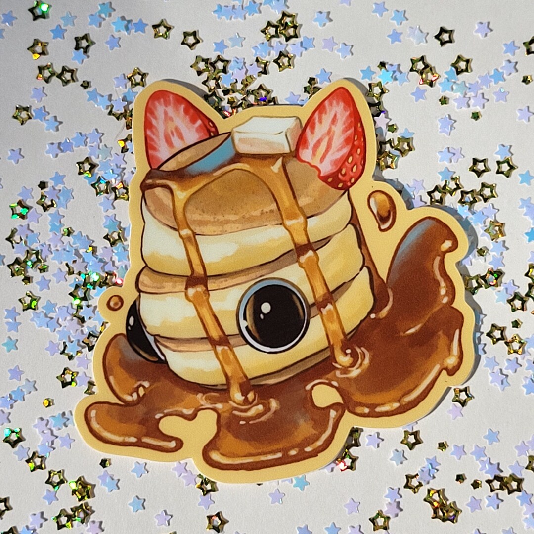 Flapjack Sticker Flapjack Octopus Sticker - Etsy