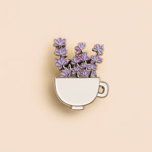 Lavender enamel pin lapel pin gift ideas gift guide