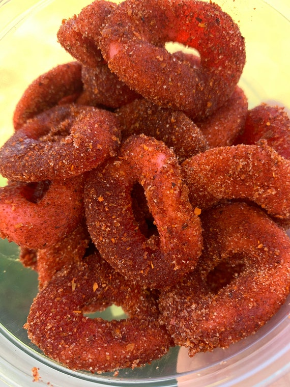 Chamoy Watermelon Rings Chili Candy Chili Watermelons Etsy