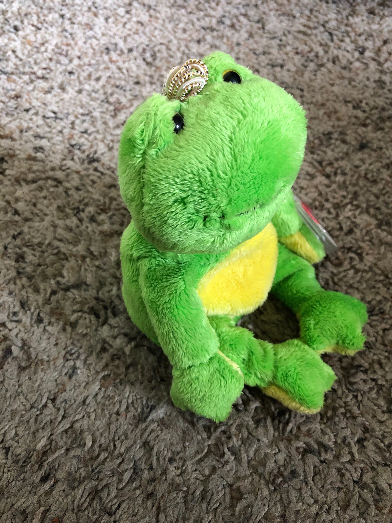 TY Charm Beanie Baby Frog 2005 Rare Great Condition With Etsy