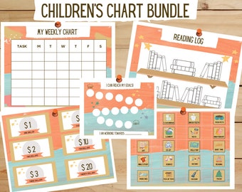 Children's Chart Bundle- Digital Download