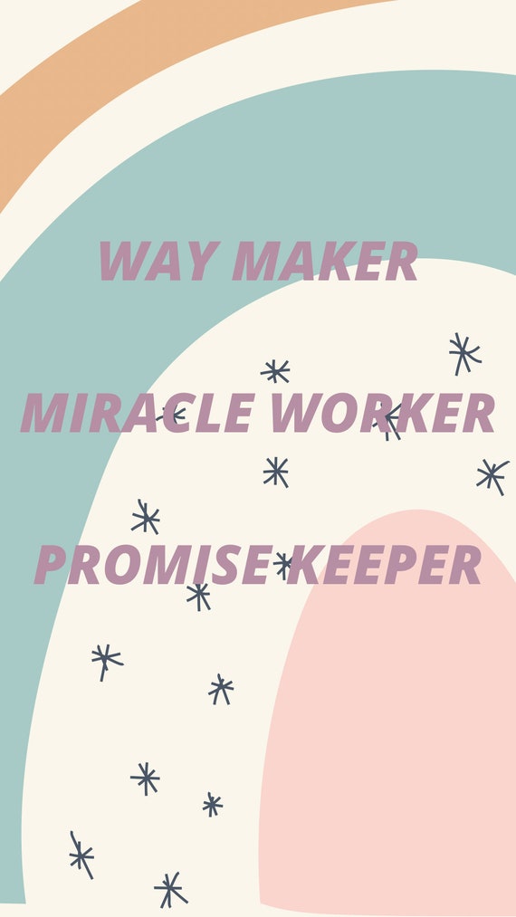 Way Maker Miracle Worker Promise Keeper Christian Phone Etsy