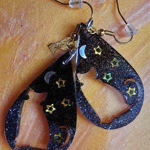 Black Cat Earrings