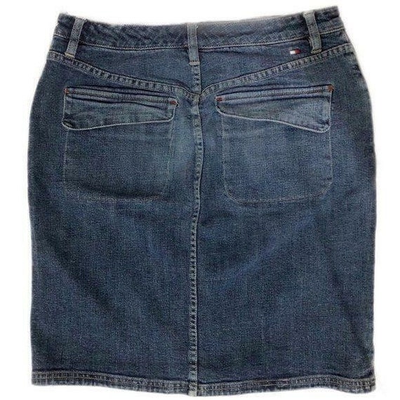 Tommy Hilfiger Sz 8 Womens Jean Skirt Denim Jeans… - image 3