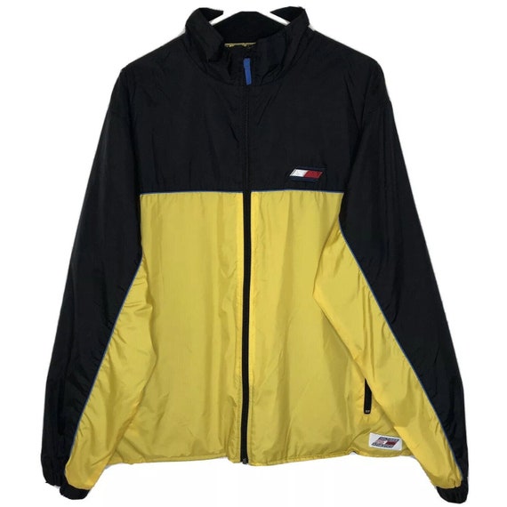 Tommy Hilfiger Windbreaker Jacket Color Block Ful… - image 1