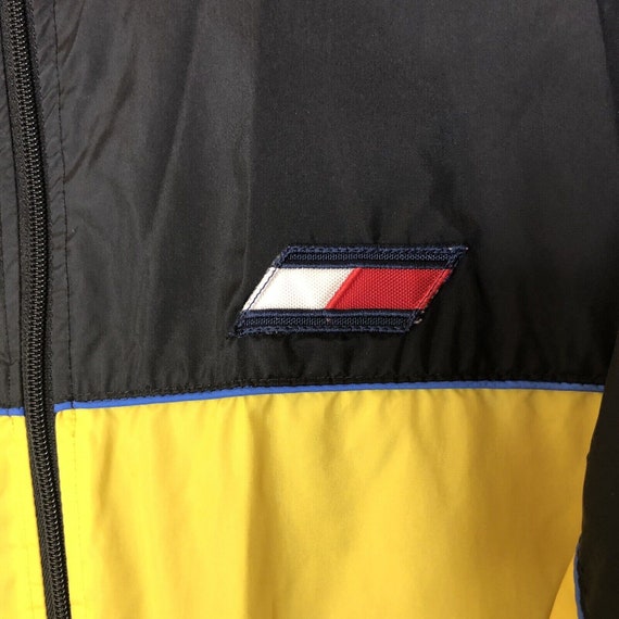 Tommy Hilfiger Windbreaker Jacket Color Block Ful… - image 6