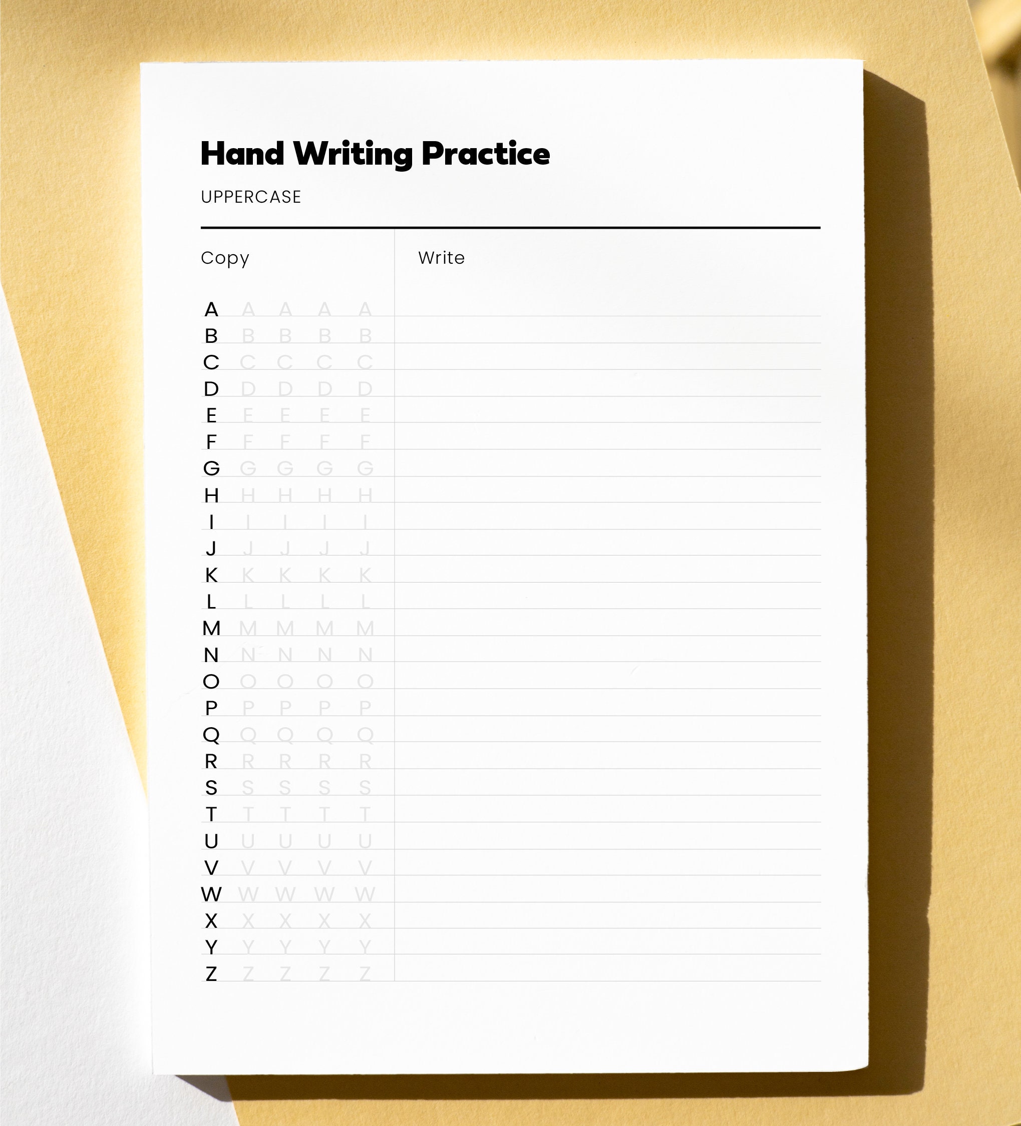 Complete Handwriting Practice Printables Kit, Handwriting Worksheets ...