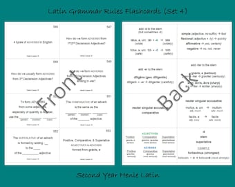 ANSWER KEY for Second Year Henle Latin Study Guide (2024 Edition) Lessons 1 Through 32 PRINTABLE ...