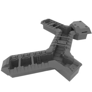 Imperial Trench System - Basic Set, Suitable for 28-32mm, Imperial Trench Terrain, Imperial Bunker Terrain, 40K Terrain, Corridor Terrain